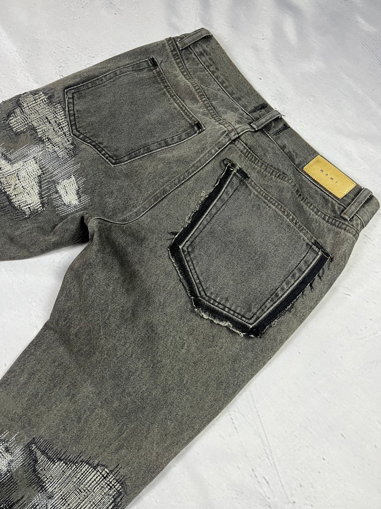 FRACTURED DENIM