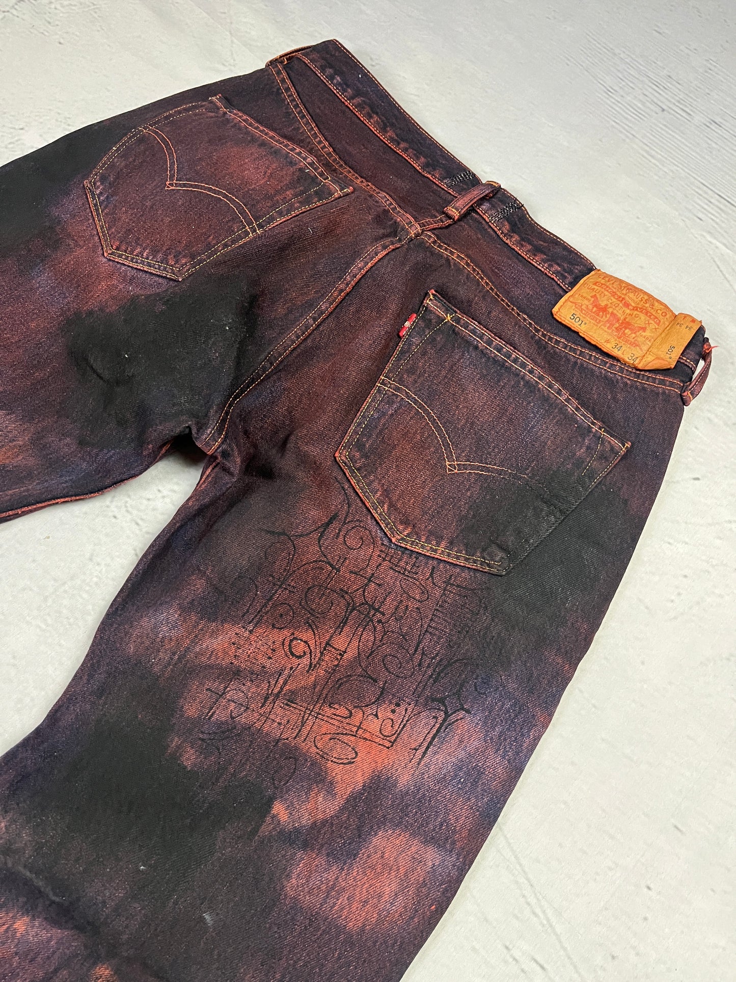 CRIMSON RUIN DENIM