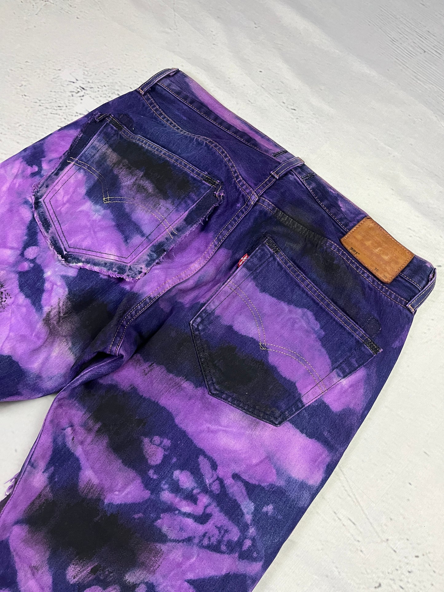 VIOLET STATIC DENIM
