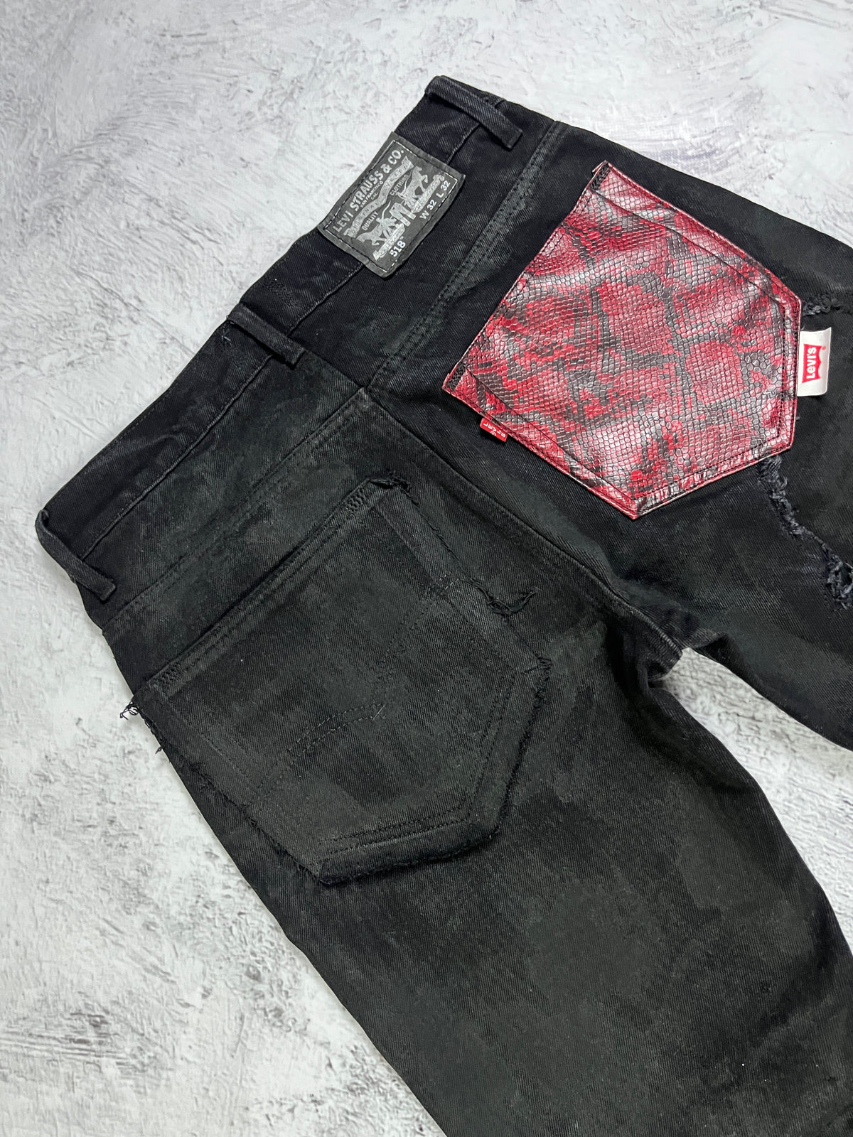 WAXED VIPER FLARE DENIM