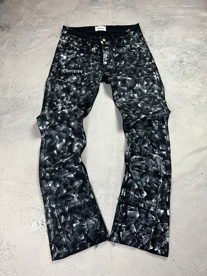 CHAOS PATTERN FLARE DENIM