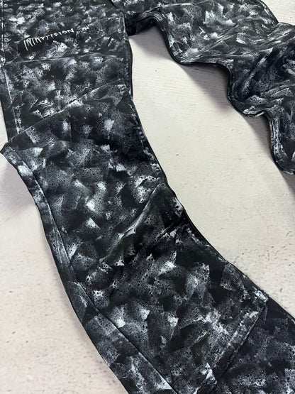 CHAOS PATTERN FLARE DENIM