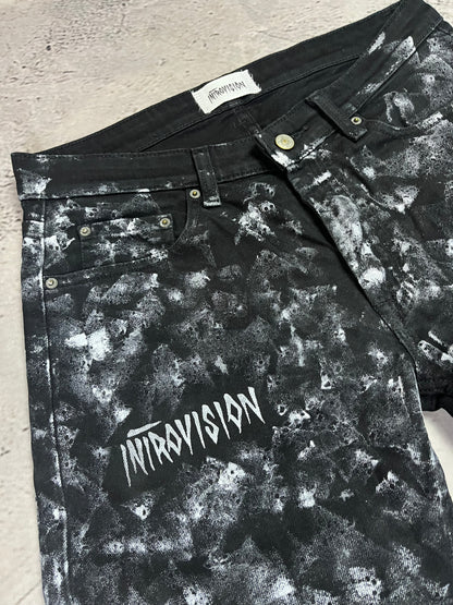 CHAOS PATTERN FLARE DENIM