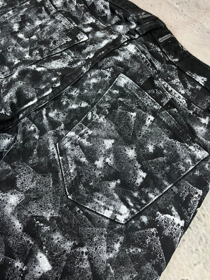 CHAOS PATTERN FLARE DENIM
