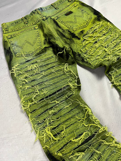 TOXIC DISTRESSED DENIM