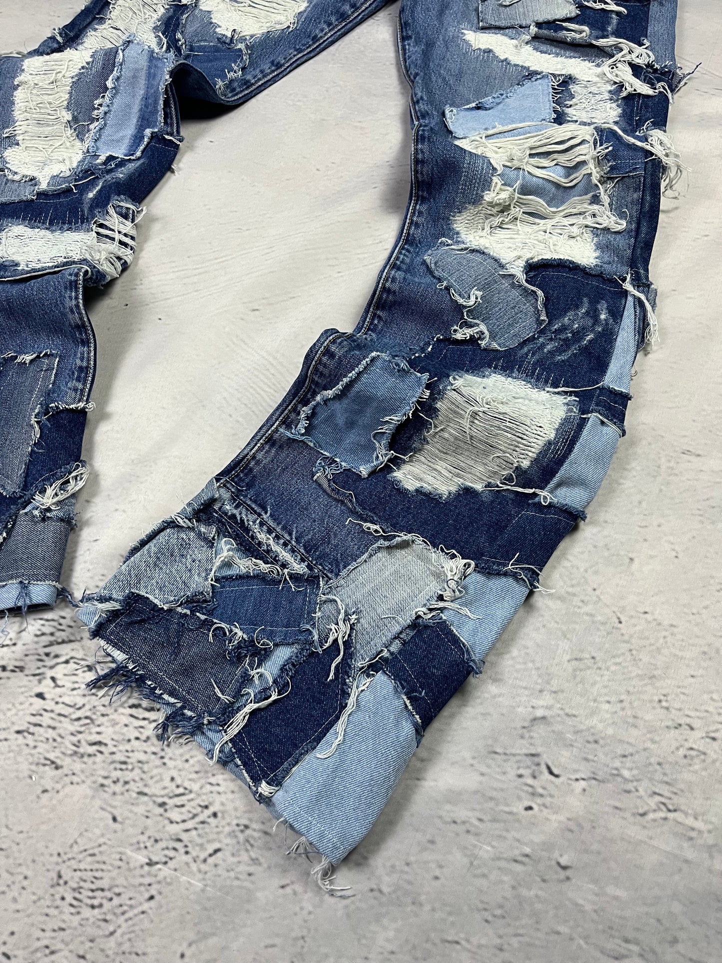 SCRAPWORK FLARE DENIM