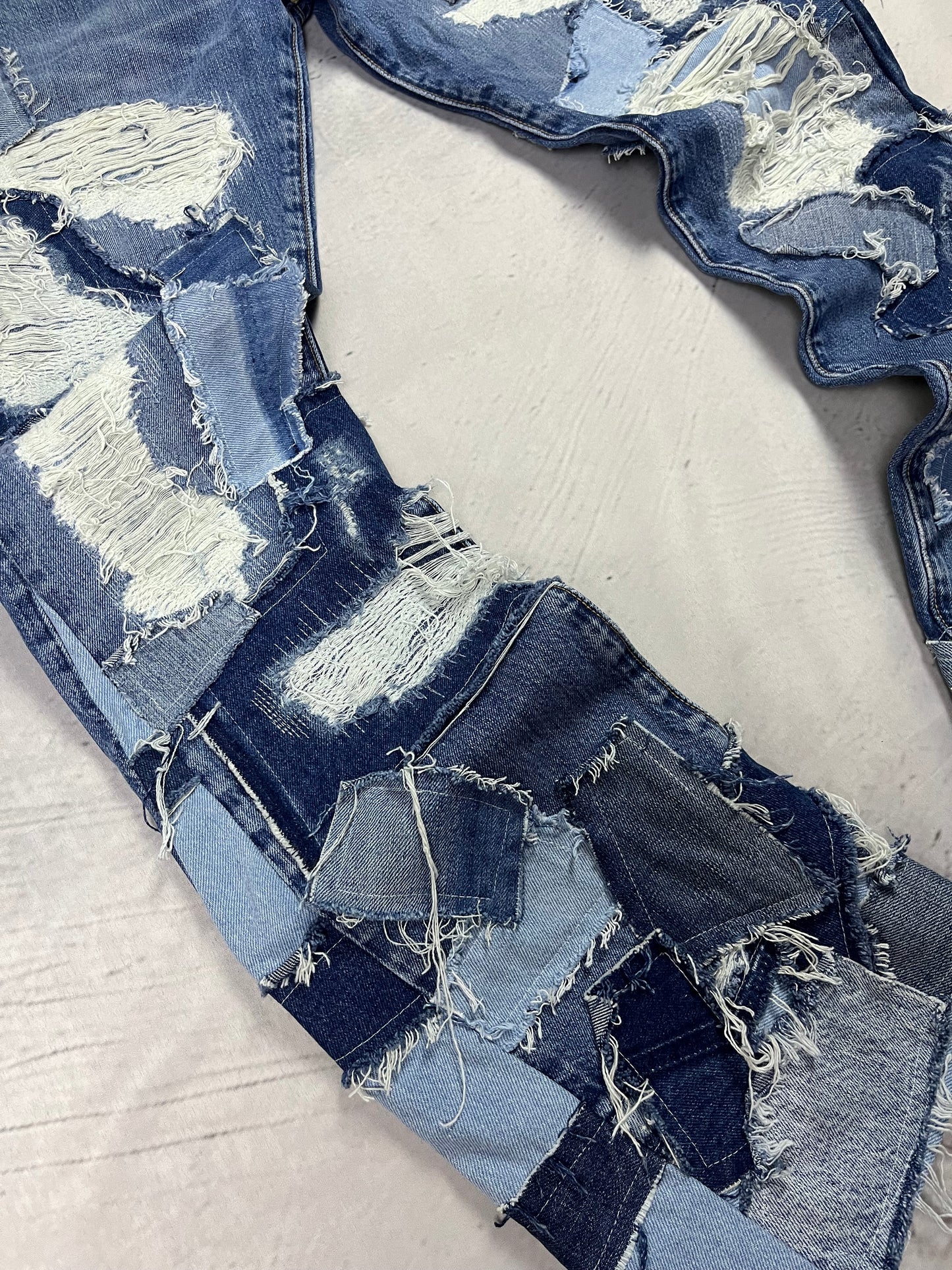 SCRAPWORK FLARE DENIM