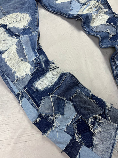 SCRAPWORK FLARE DENIM