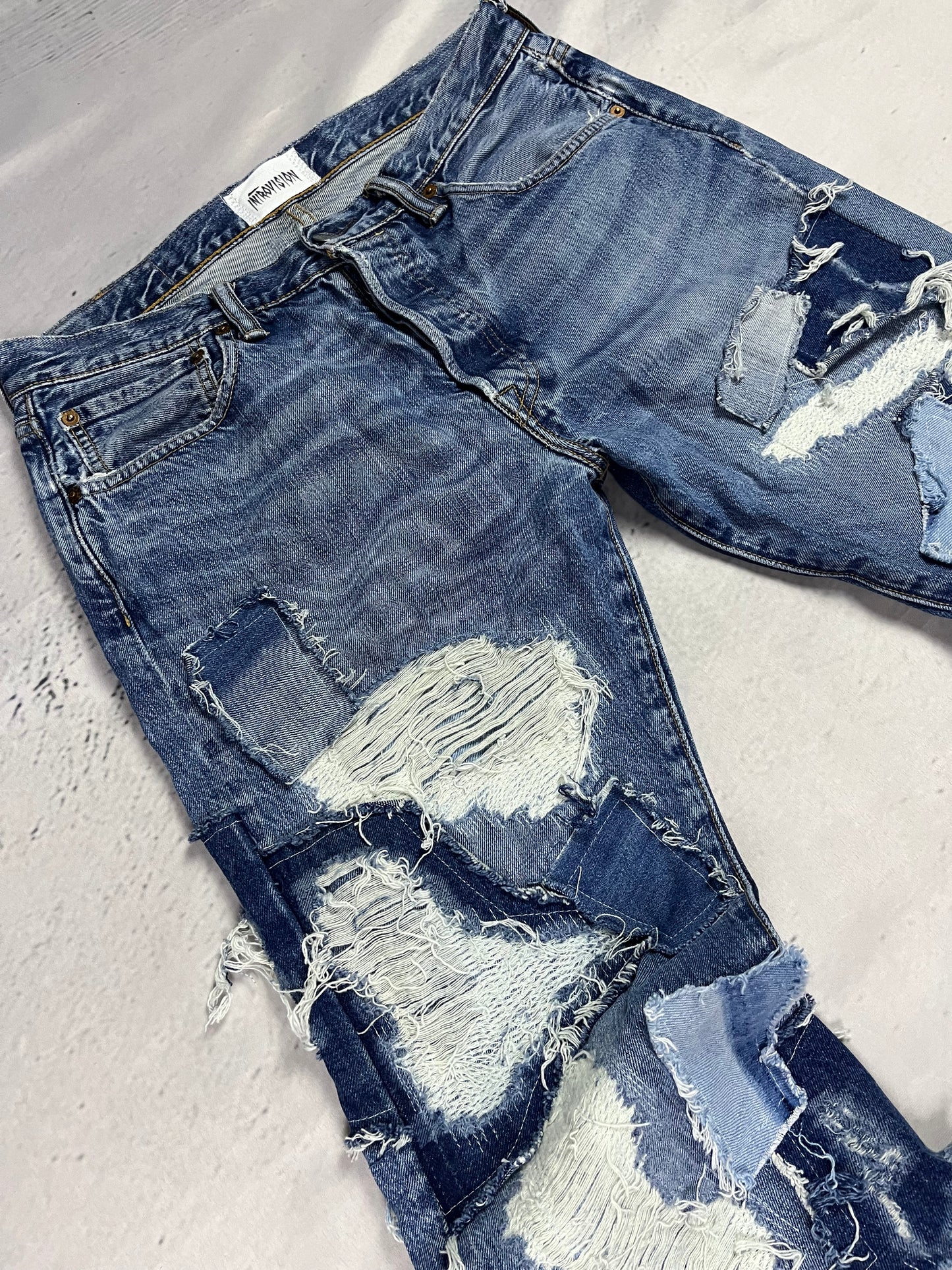 SCRAPWORK FLARE DENIM