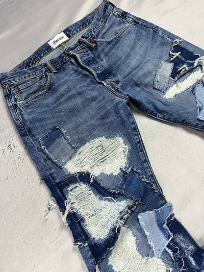 SCRAPWORK FLARE DENIM