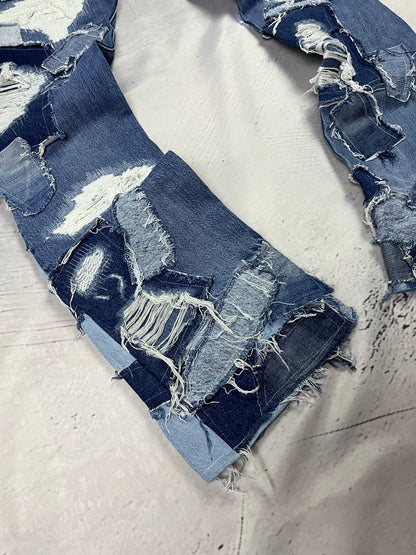 SCRAPWORK FLARE DENIM