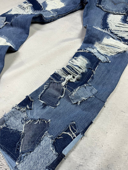 SCRAPWORK FLARE DENIM