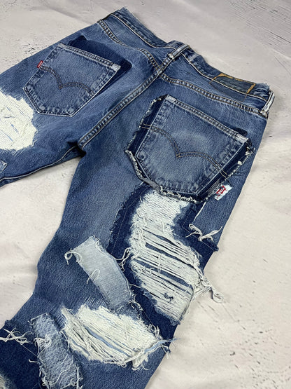 SCRAPWORK FLARE DENIM