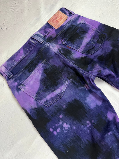PURPLE CONTRAST DENIM