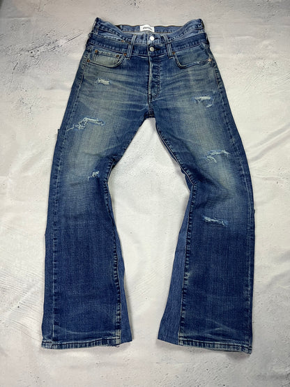 REWORKED POCKET FLARE DENIM
