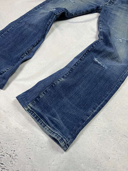 REWORKED POCKET FLARE DENIM