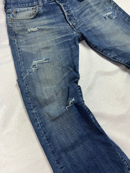 REWORKED POCKET FLARE DENIM