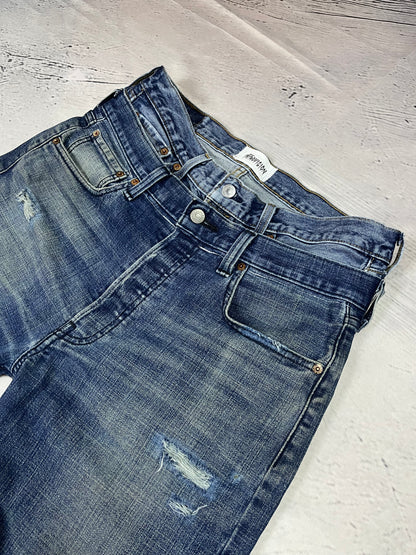 REWORKED POCKET FLARE DENIM