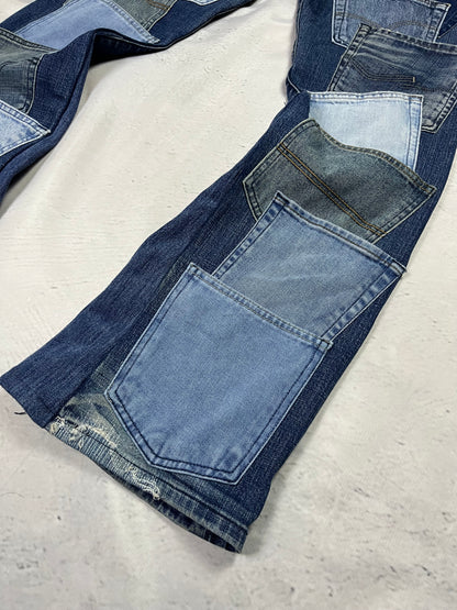 REWORKED POCKET FLARE DENIM