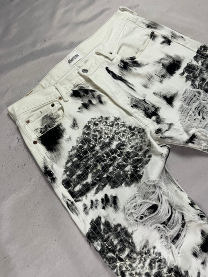 PHANTER PATCH DISTRESS DENIM