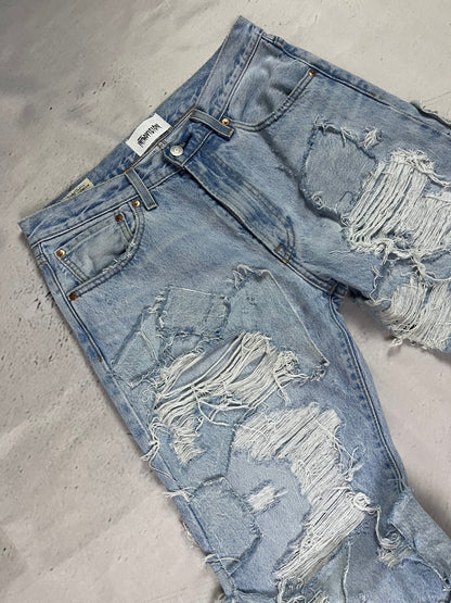 RIPPED RECONSTRUCTION DENIM