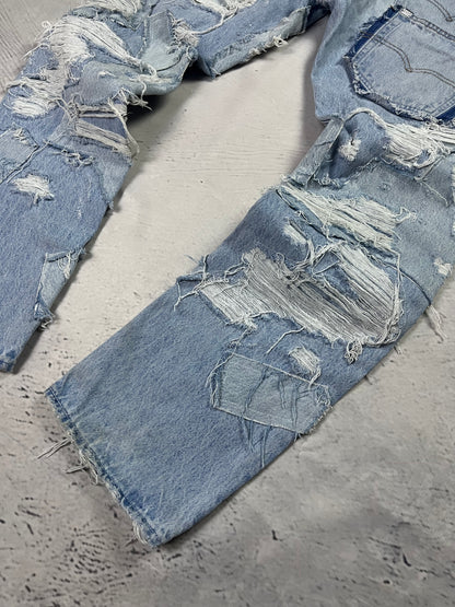 RIPPED RECONSTRUCTION DENIM