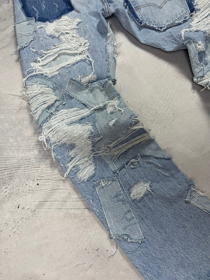 RIPPED RECONSTRUCTION DENIM