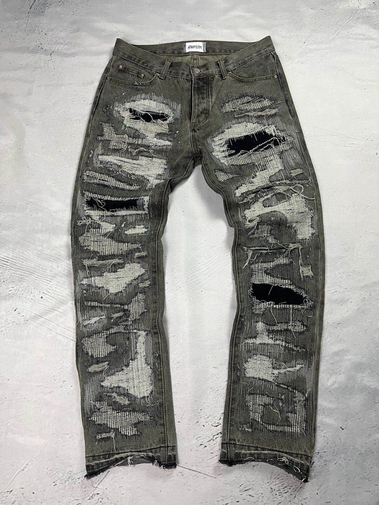 FRACTURED DENIM
