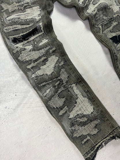 FRACTURED DENIM