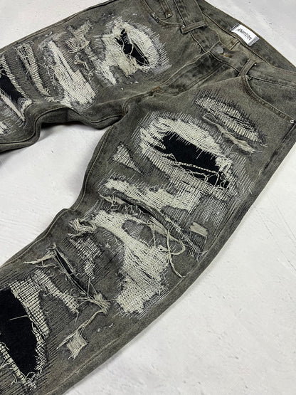 FRACTURED DENIM