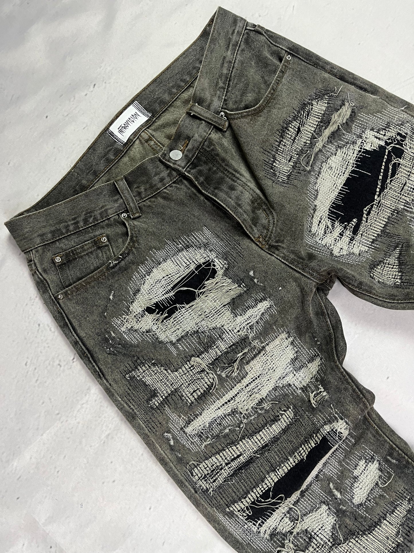 FRACTURED DENIM