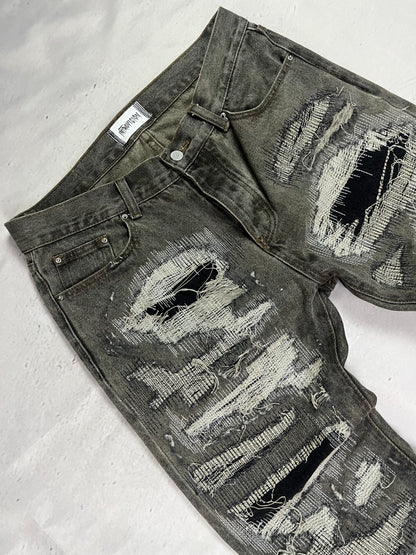 FRACTURED DENIM