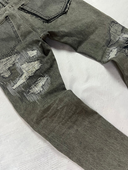 FRACTURED DENIM