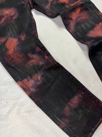WAXED BURNT DENIM