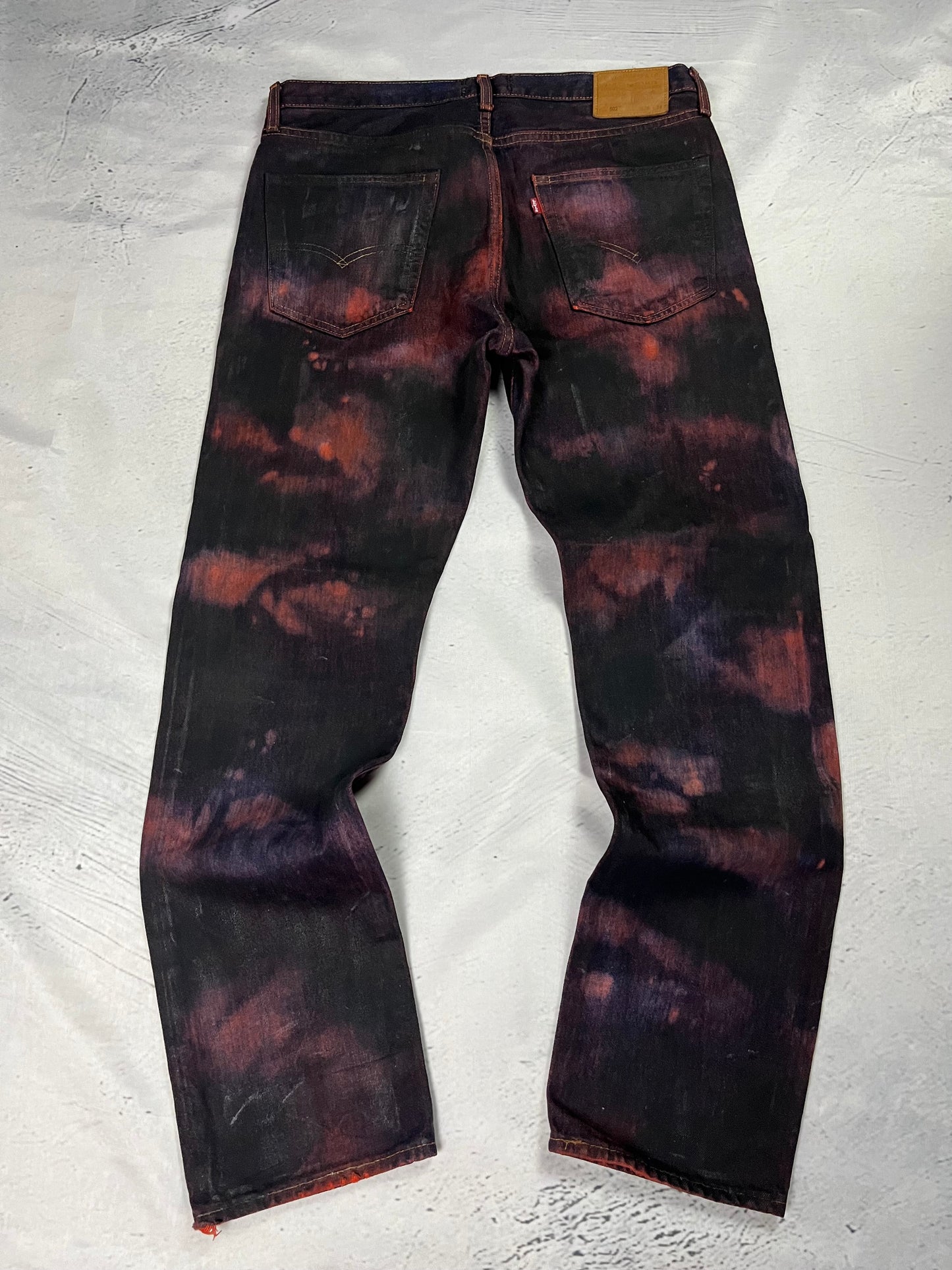 WAXED BURNT DENIM