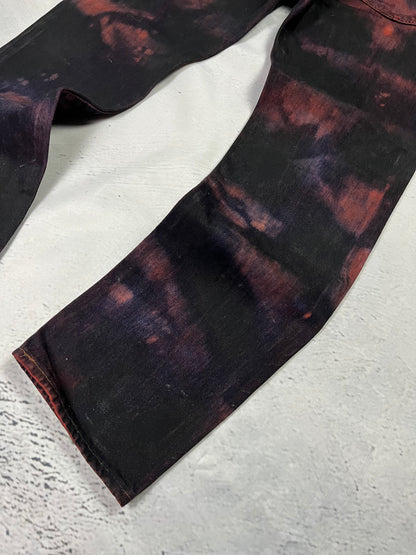 WAXED BURNT DENIM