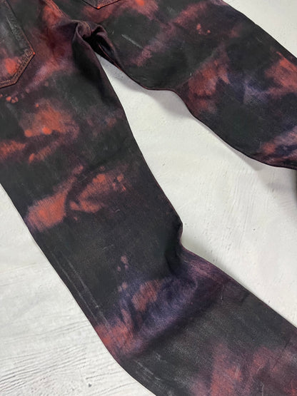 WAXED BURNT DENIM