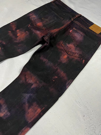 WAXED BURNT DENIM