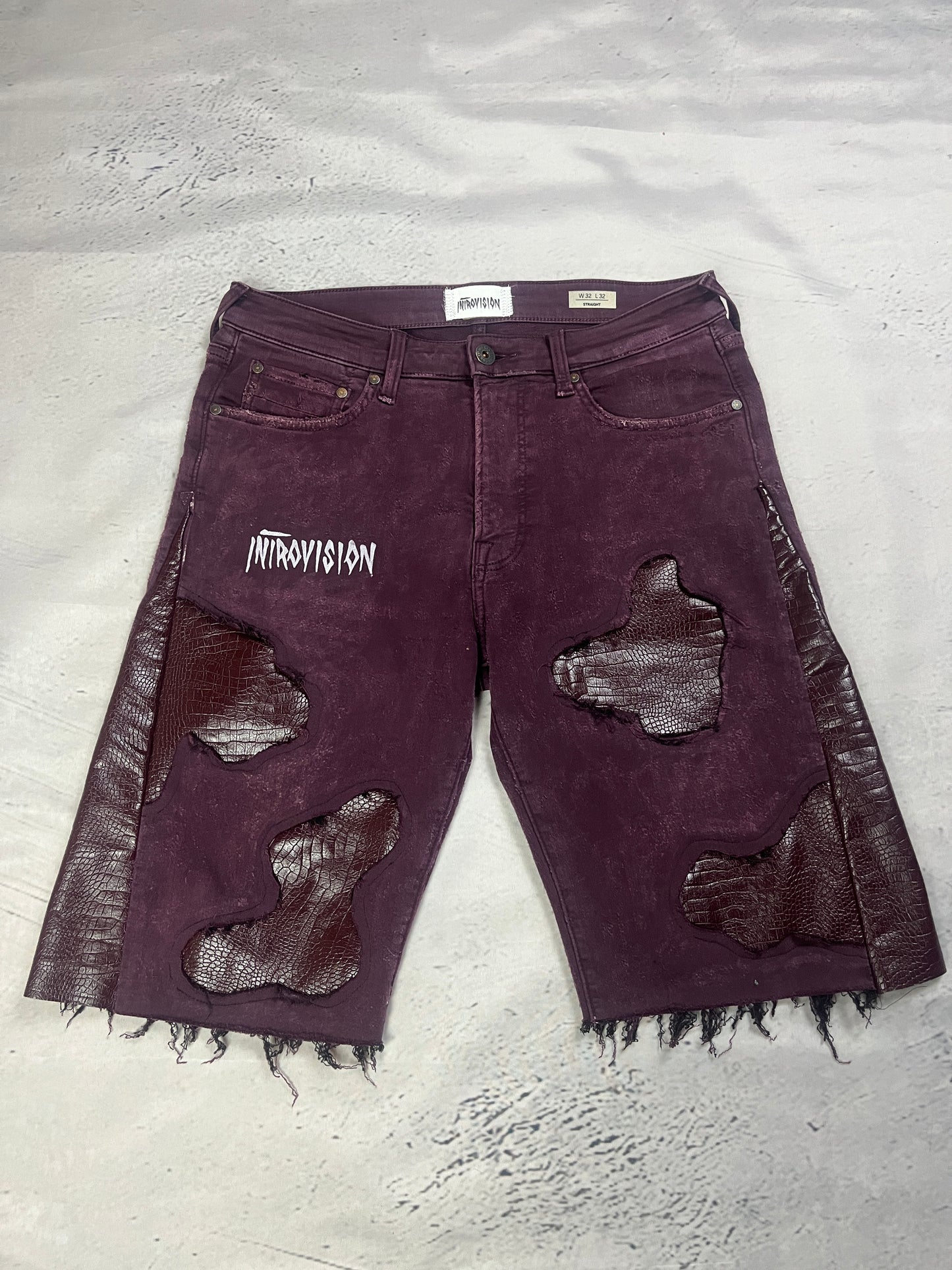 CRIMSON REPTILE DENIM