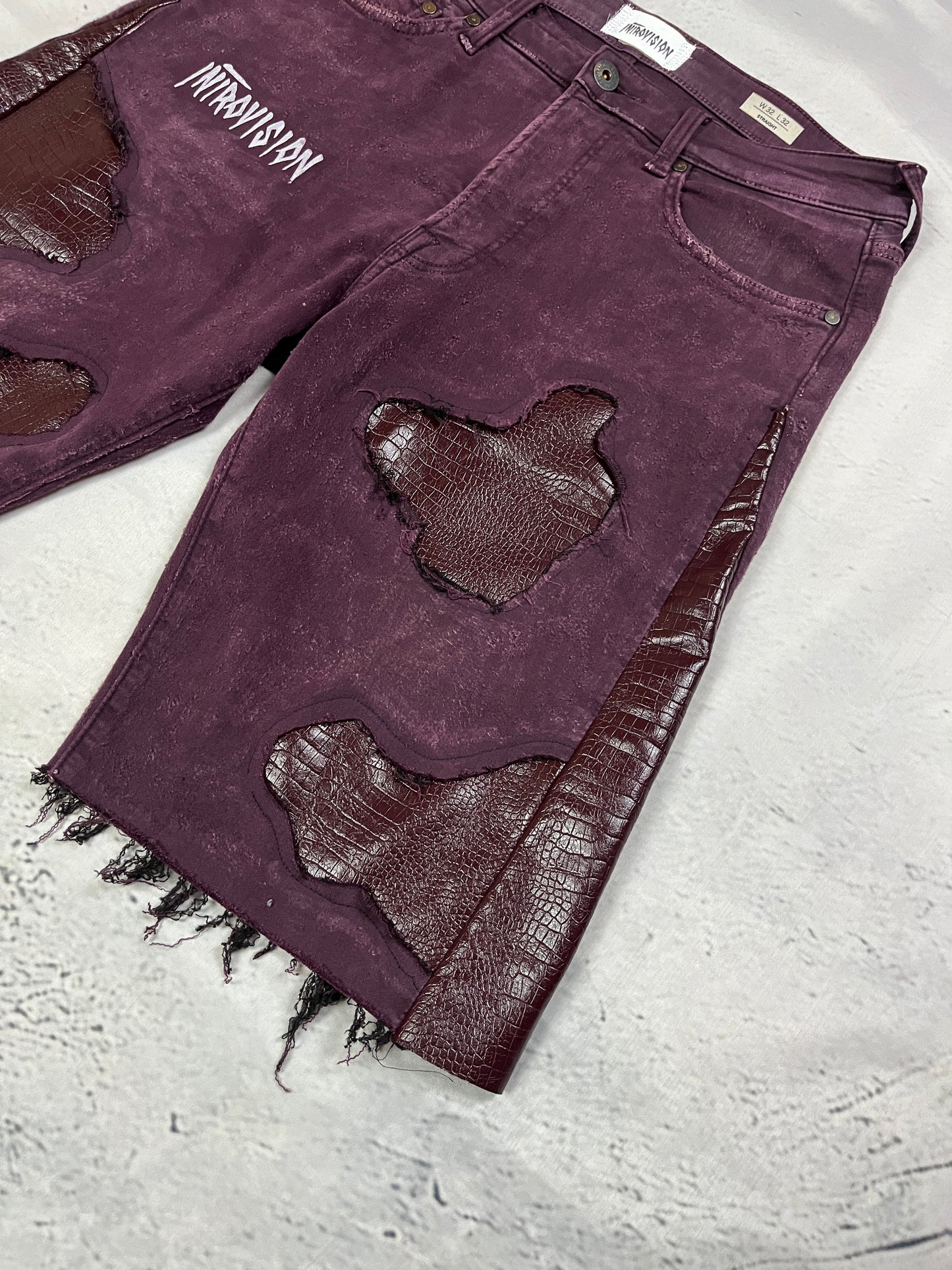 CRIMSON REPTILE DENIM
