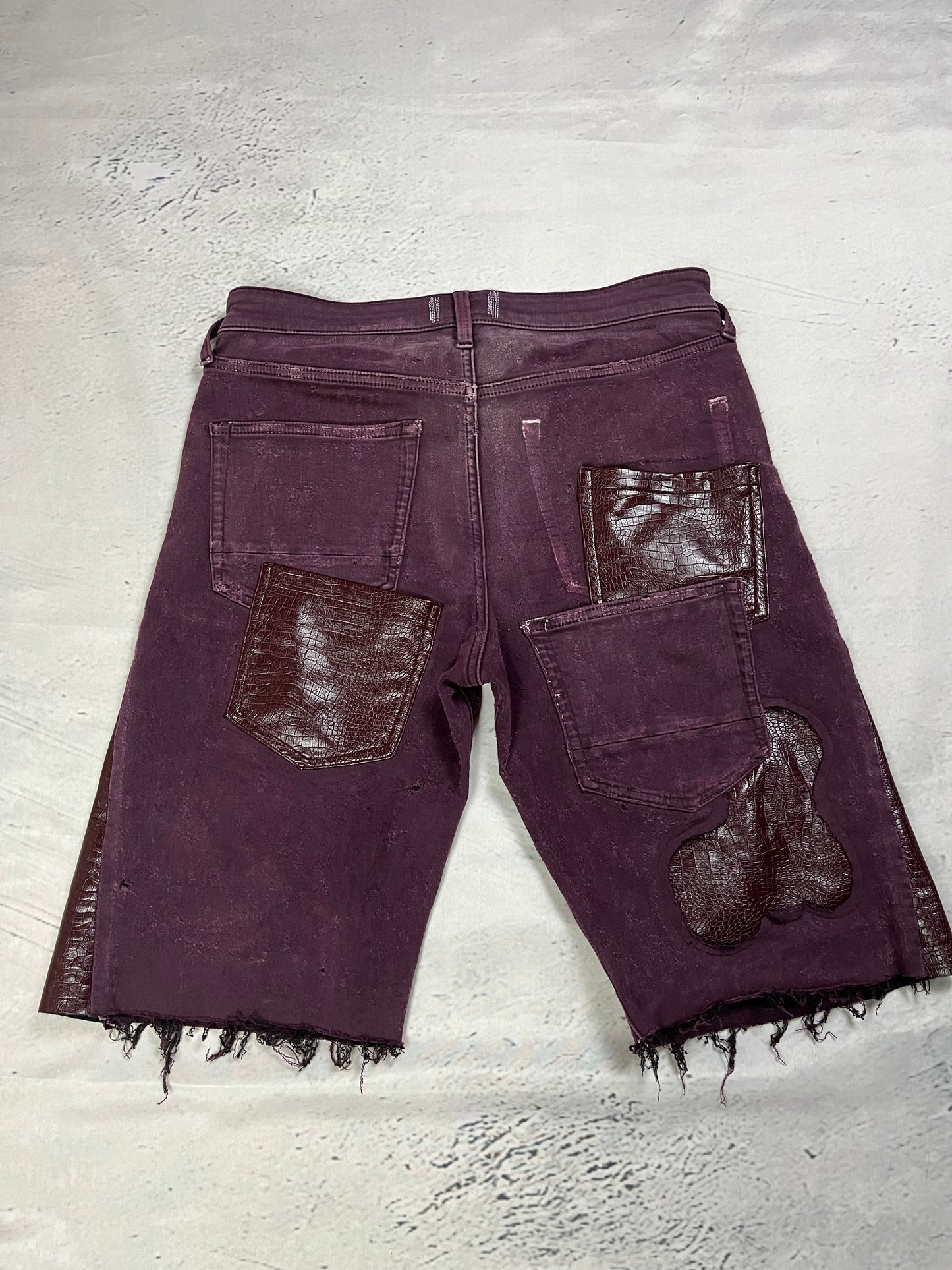 CRIMSON REPTILE DENIM