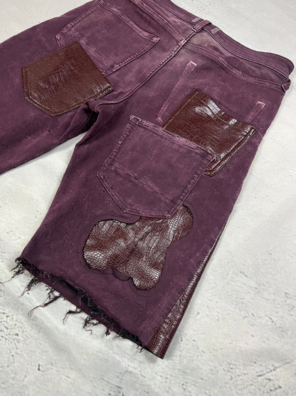 CRIMSON REPTILE DENIM