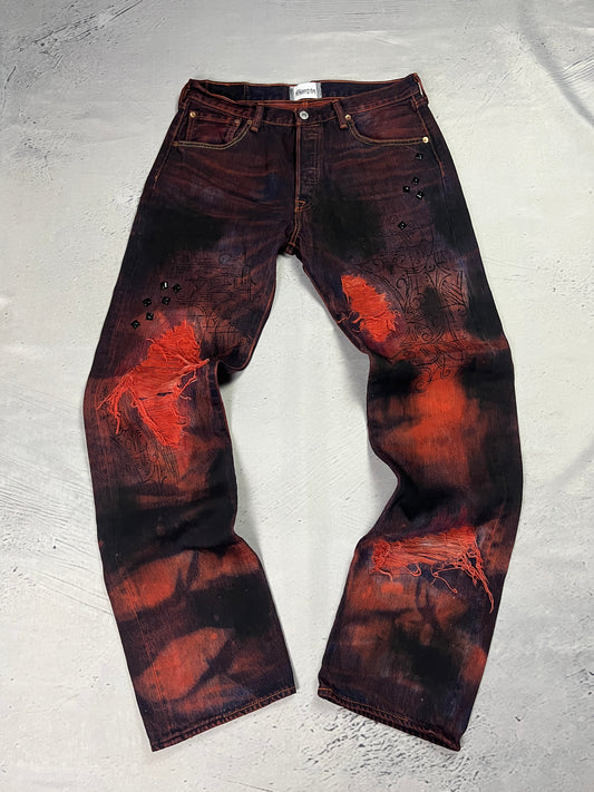 CRIMSON RUIN DENIM