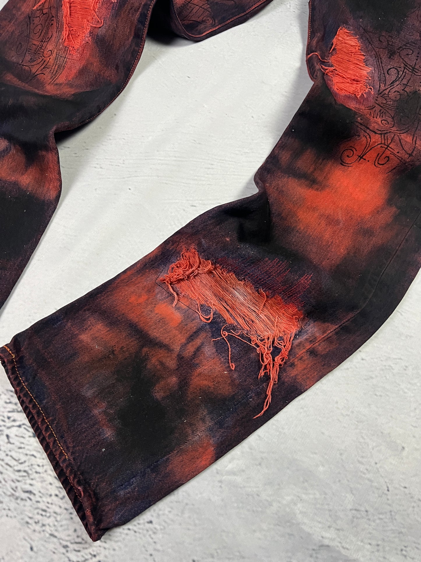 CRIMSON RUIN DENIM