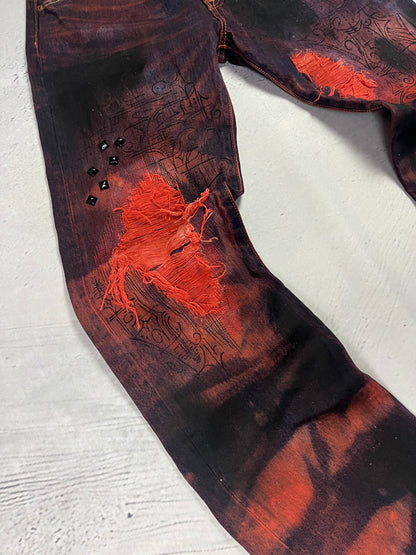 CRIMSON RUIN DENIM