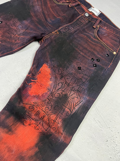CRIMSON RUIN DENIM