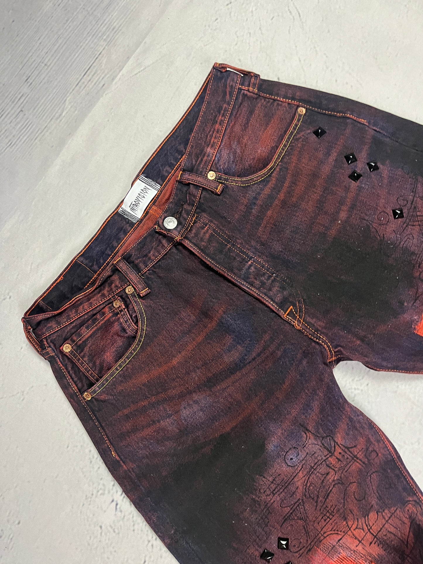 CRIMSON RUIN DENIM