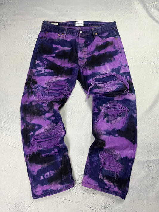 VIOLET STATIC DENIM