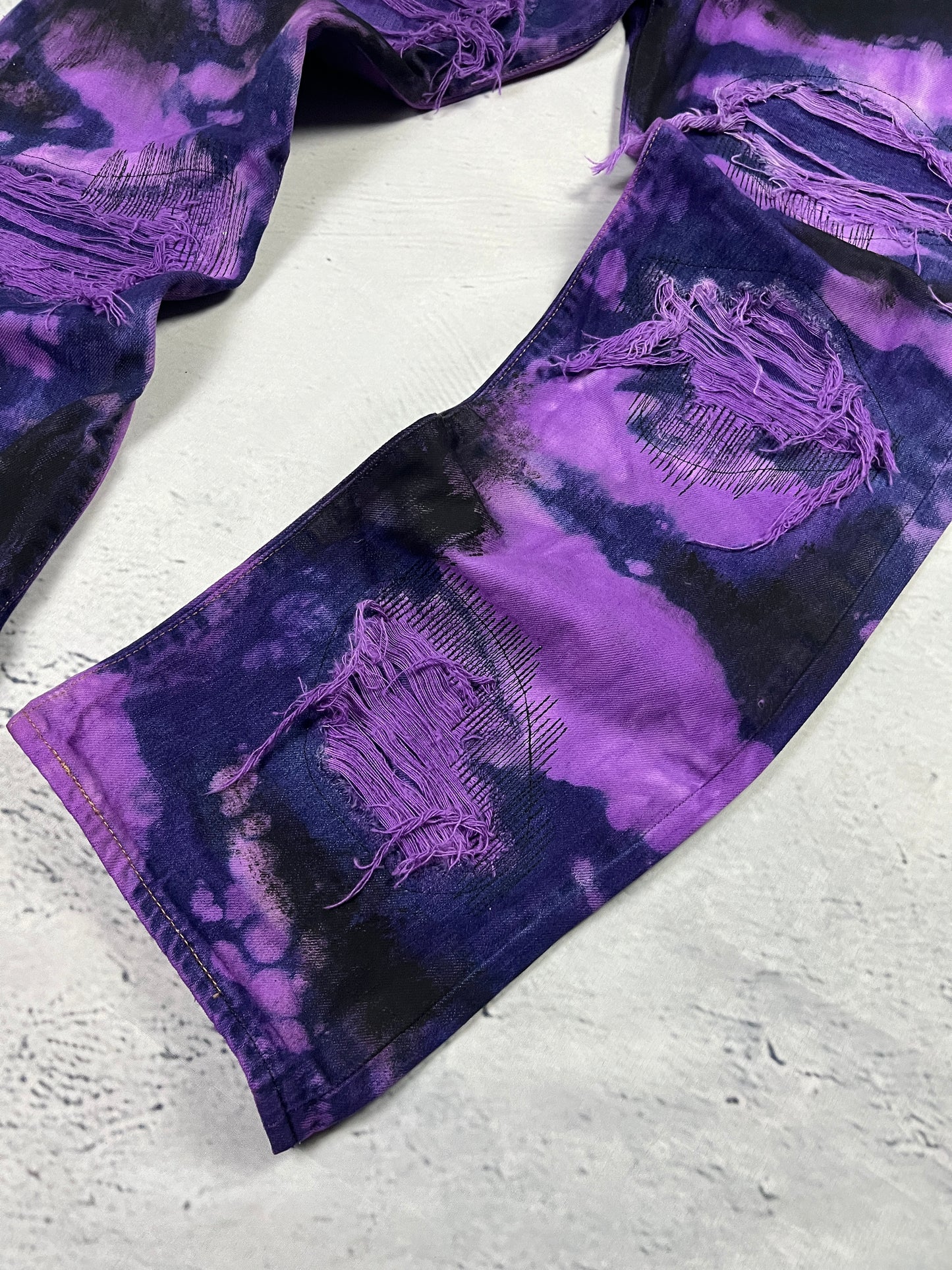 VIOLET STATIC DENIM