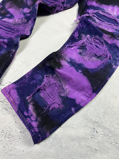 VIOLET STATIC DENIM